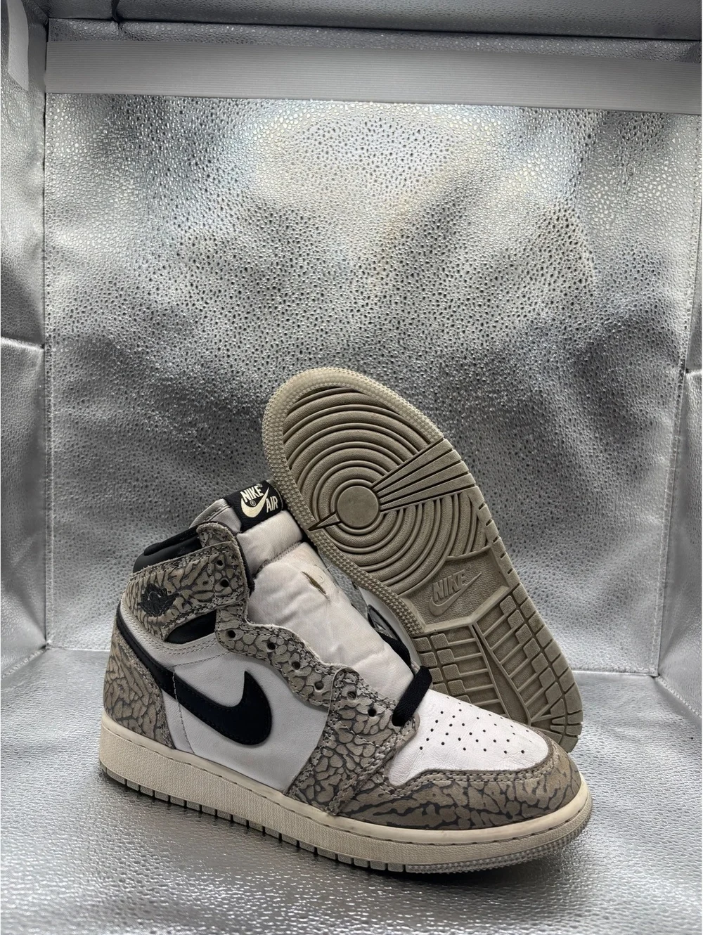 Air Jordan 1  high white cement GS